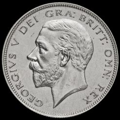 1935 George V Silver Half Crown Obverse