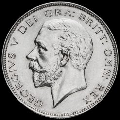 1935 George V Silver Half Crown Obverse