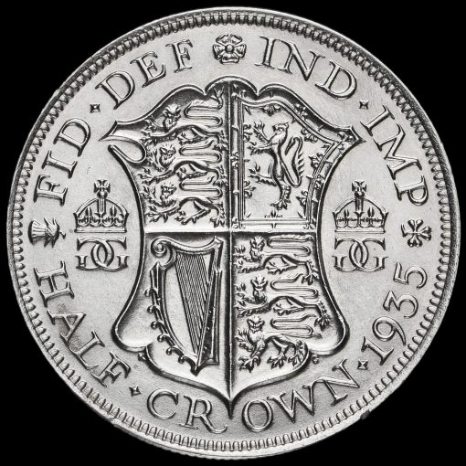 1935 George V Silver Half Crown Reverse