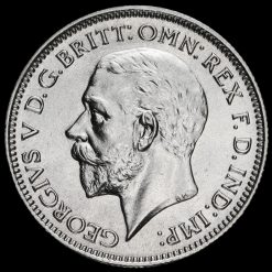 1935 George V Silver Sixpence Obverse