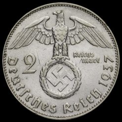 Germany 1937 J Silver 2 Reichsmark Obverse