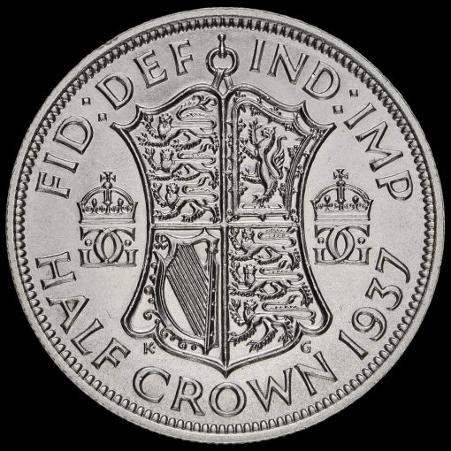 1937 George VI Silver Half Crown Reverse