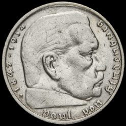 Germany 1938 B Silver 2 Reichsmark Reverse