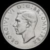 1938 George VI Silver Half Crown Obverse