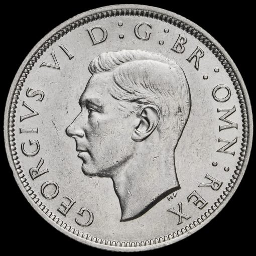 1938 George VI Silver Half Crown Obverse