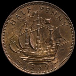 1939 George VI Halfpenny Reverse