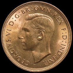 1944 George VI Halfpenny Obverse