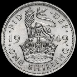 1949 George VI English Shilling Reverse