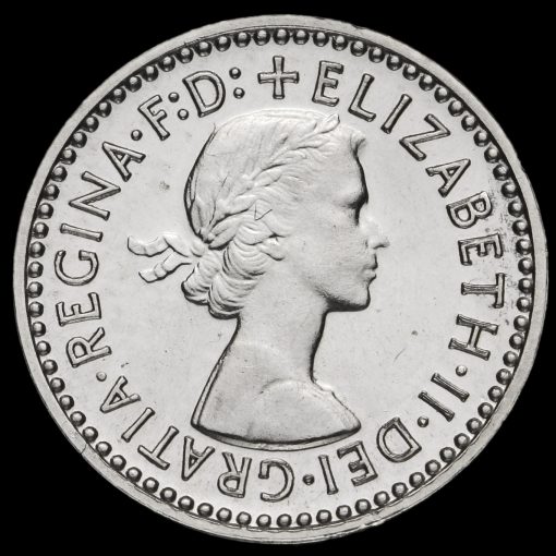 1962 Elizabeth II Silver Maundy Twopence Obverse