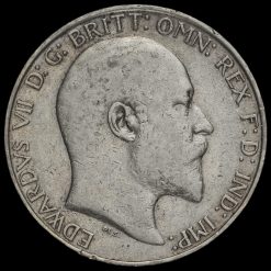 1906 Edward VII Silver Florin Obverse