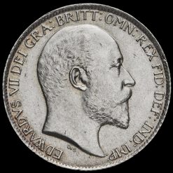 1907 Edward VII Silver Sixpence Obverse
