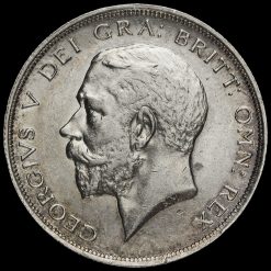 1914 George V Silver Half Crown Obverse