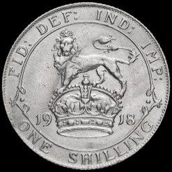 1918 George V Silver Shilling Reverse