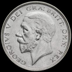 1927 George V Silver Half Crown Obverse