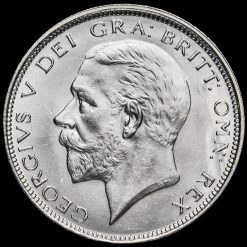 1927 George V Silver Half Crown Obverse
