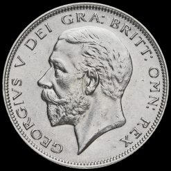 1934 George V Silver Half Crown Obverse