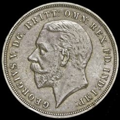 1935 King George V Rocking Horse Silver Jubilee Crown Obverse