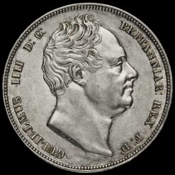 1836 William IV Milled Silver Half Crown Obverse