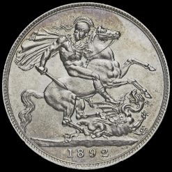 1892 Queen Victoria Jubilee Head Silver Crown Reverse