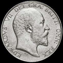 1902 Edward VII Silver Shilling Obverse