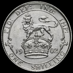 1902 Edward VII Silver Shilling Reverse