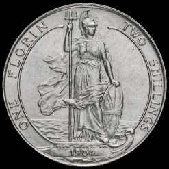 1904 Edward VII Silver Florin Reverse