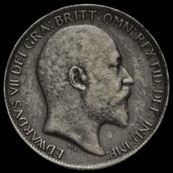 1905 Edward VII Silver Sixpence Obverse