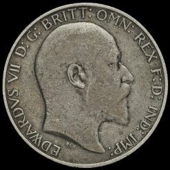 1908 Edward VII Silver Florin Obverse