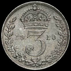 1910 Edward VII Silver Threepence Reverse