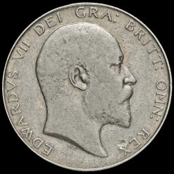 1910 Edward VII Silver Half Crown Obverse