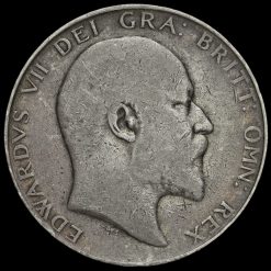 1910 Edward VII Silver Half Crown Obverse