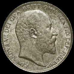 1910 Edward VII Silver Sixpence Obverse