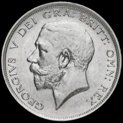 1914 George V Silver Half Crown Obverse