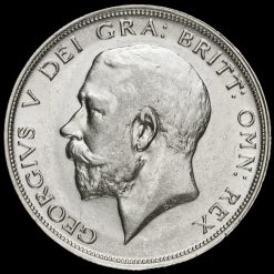 1914 George V Silver Half Crown Obverse