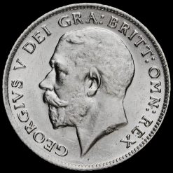 1916 George V Silver Sixpence Obverse
