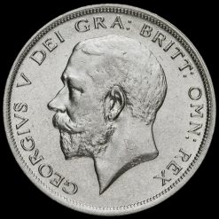 1920 George V Silver Half Crown Obverse