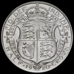 1920 George V Silver Half Crown Reverse