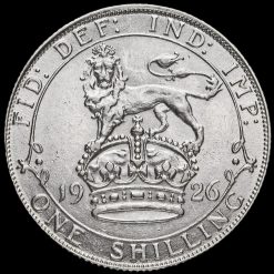 1926 George V Silver Shilling, Third Coinage Reverse
