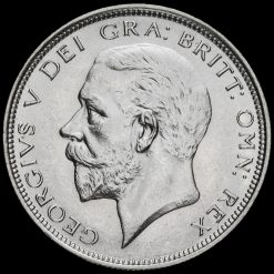 1927 George V Silver Half Crown Obverse