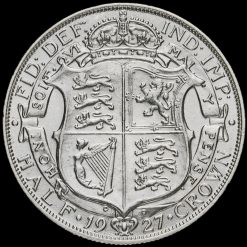 1927 George V Silver Half Crown Reverse