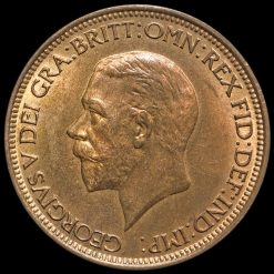 1929 George V Halfpenny Obverse