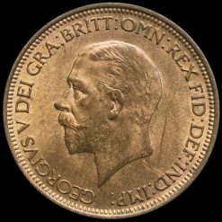 1931 George V Halfpenny Obverse