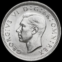 1946 George VI Silver Sixpence Obverse