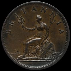 1806 George III Early Milled Copper Penny Reverse
