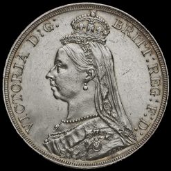 1887 Queen Victoria Jubilee Head Silver Crown Obverse