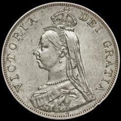 1889 Queen Victoria Double Florin Obverse