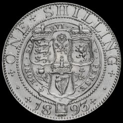 1893 Queen Victoria Veiled Head Silver Shilling Reverse