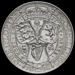 1898 Queen Victoria Veiled Head Silver Florin Reverse