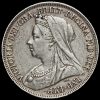 1898 Queen Victoria Veiled Head Silver Shilling Obverse