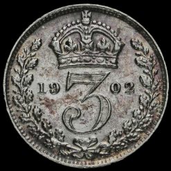 1902 Edward VII Silver Threepence Reverse